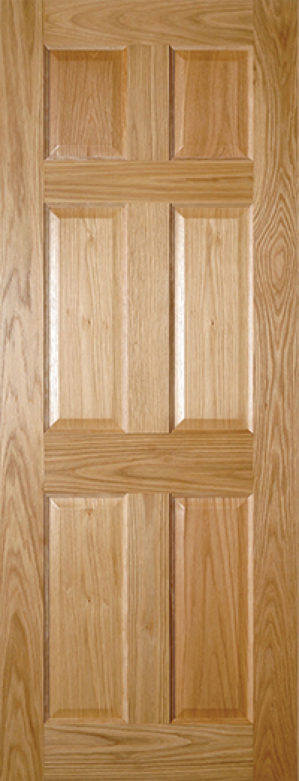 Oxford 6 Panel Oak Door | Prefinished Oak Doors | Vibrant Doors