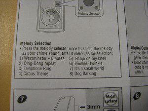 Melody selection