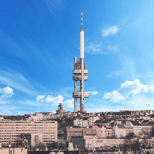 Zizkov Television Tower, Fixed