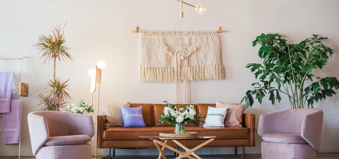 Scandinavian inspired living room interior