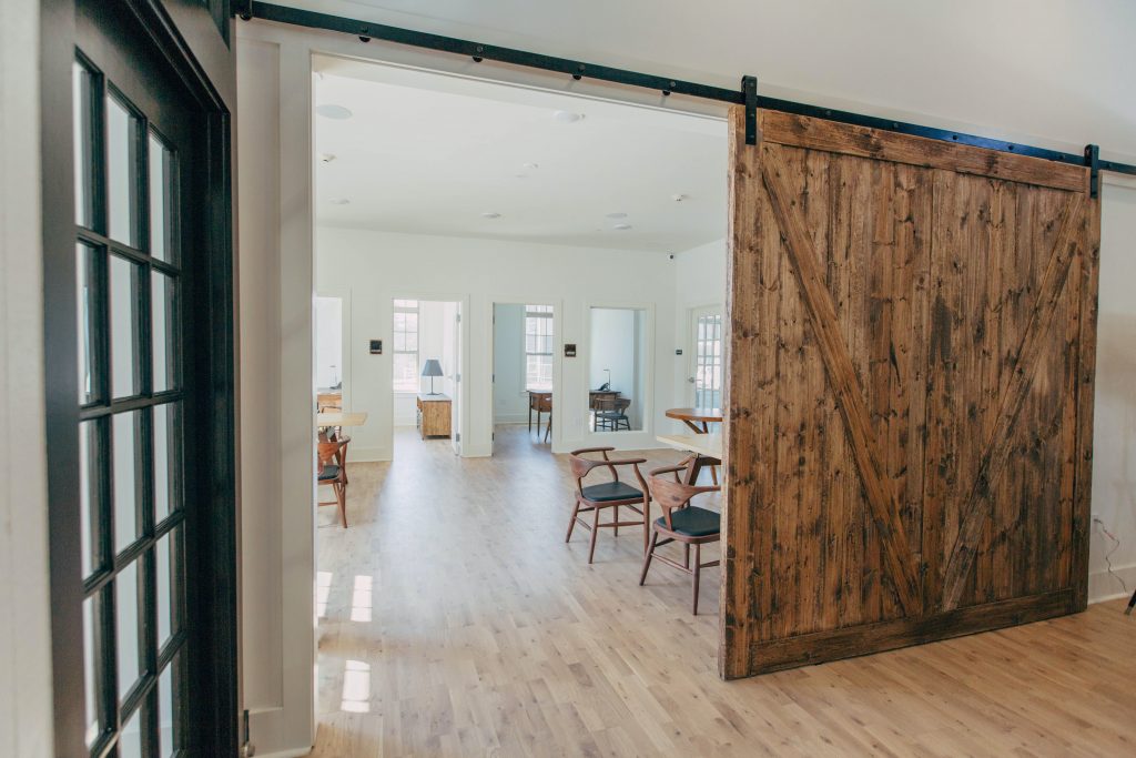 Wooden internal barn style door