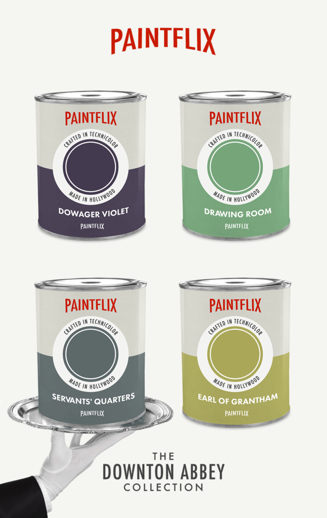 Downton Abbey-inspired paint colours
