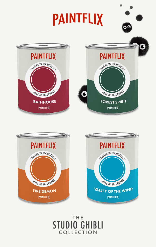 Studio Ghibli-inspired paint colours