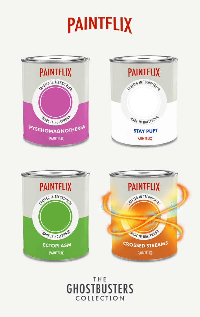 Ghostbusters-inspired paint colours