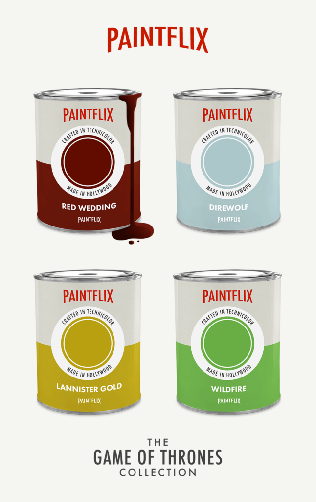 Game of Thrones-inspired paint colours