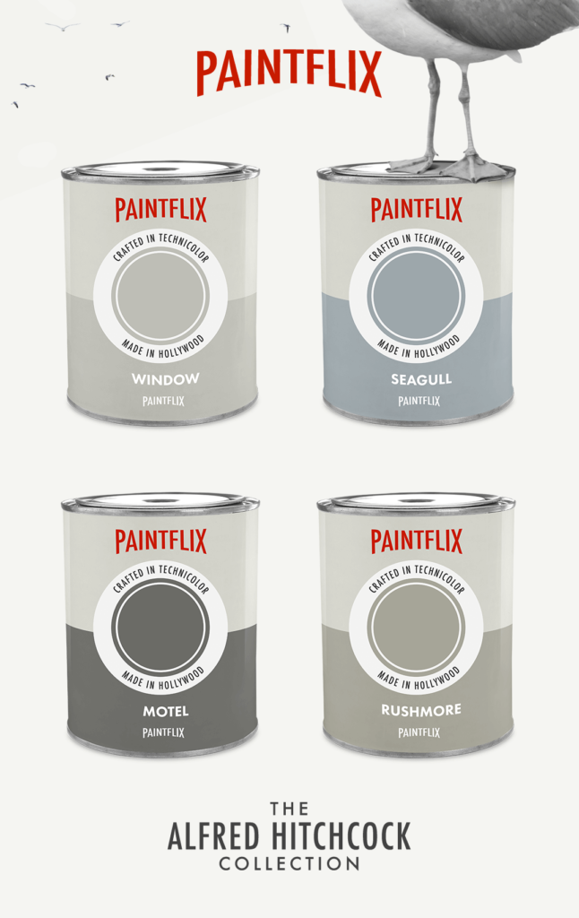 Alfred Hitchcock-inspired paint colours