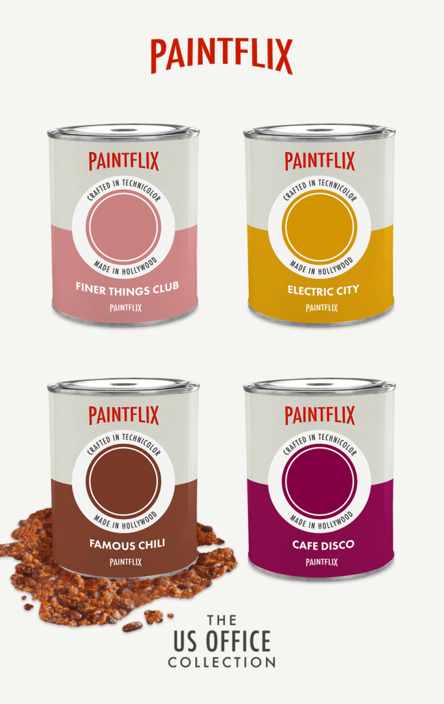 The US Office-inspired paint colours