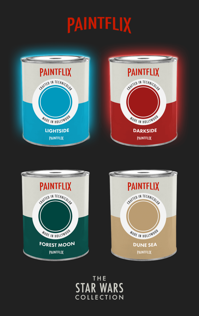 Star Wars-inspired paint colours