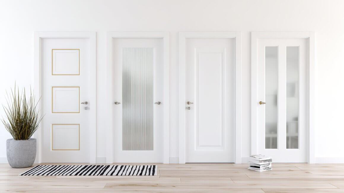 Matching Glazed And Solid Doors Across An Entire Property - Vibrant Doors
