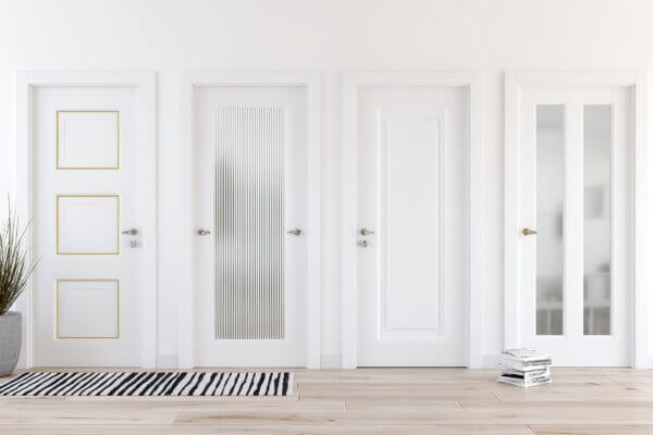 Matching Glazed and Solid Doors Across an Entire Property