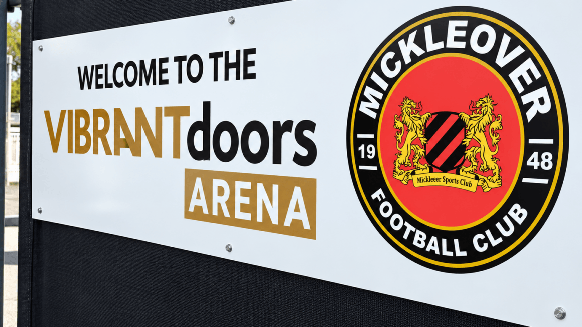 Welcome to the Vibrant Doors Arena: Our New Partnership with Mickleover FC