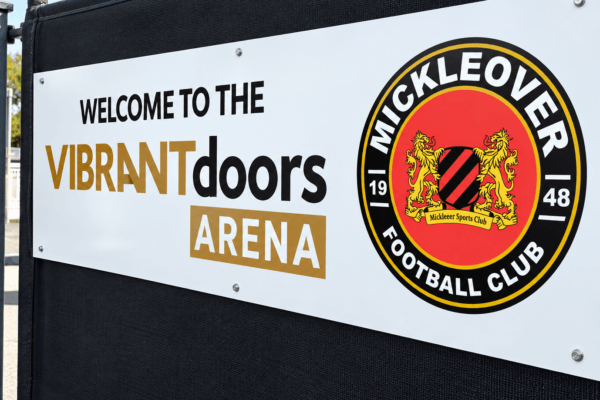 Welcome to the Vibrant Doors Arena: Our New Partnership with Mickleover FC